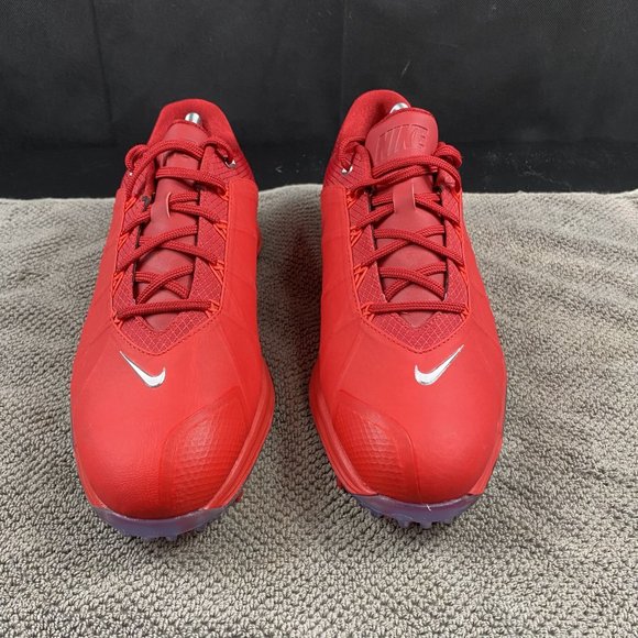 Men's NIKE POWER CHANNEL II Red Golf Shoes, size 10.5 EXCELLENT! 853738-600 - Picture 5 of 12